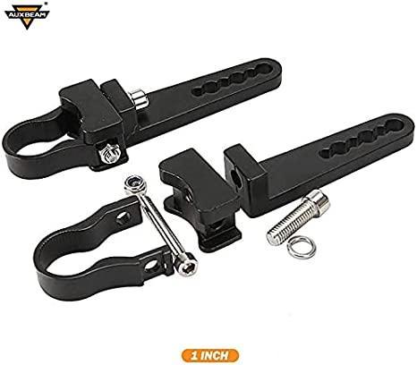 Auxbeam Light Bar Mounting Bracket Kit 1 inch Bull Bar Roll Cage Clamps Mount