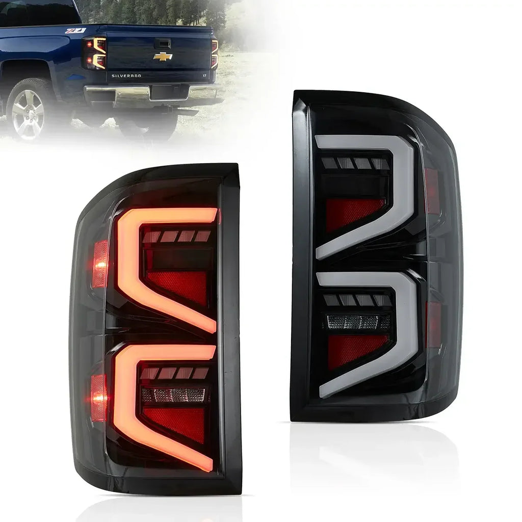 Vland LED Tail Light Assembly for 2014-2018 Chevrolet Silverado