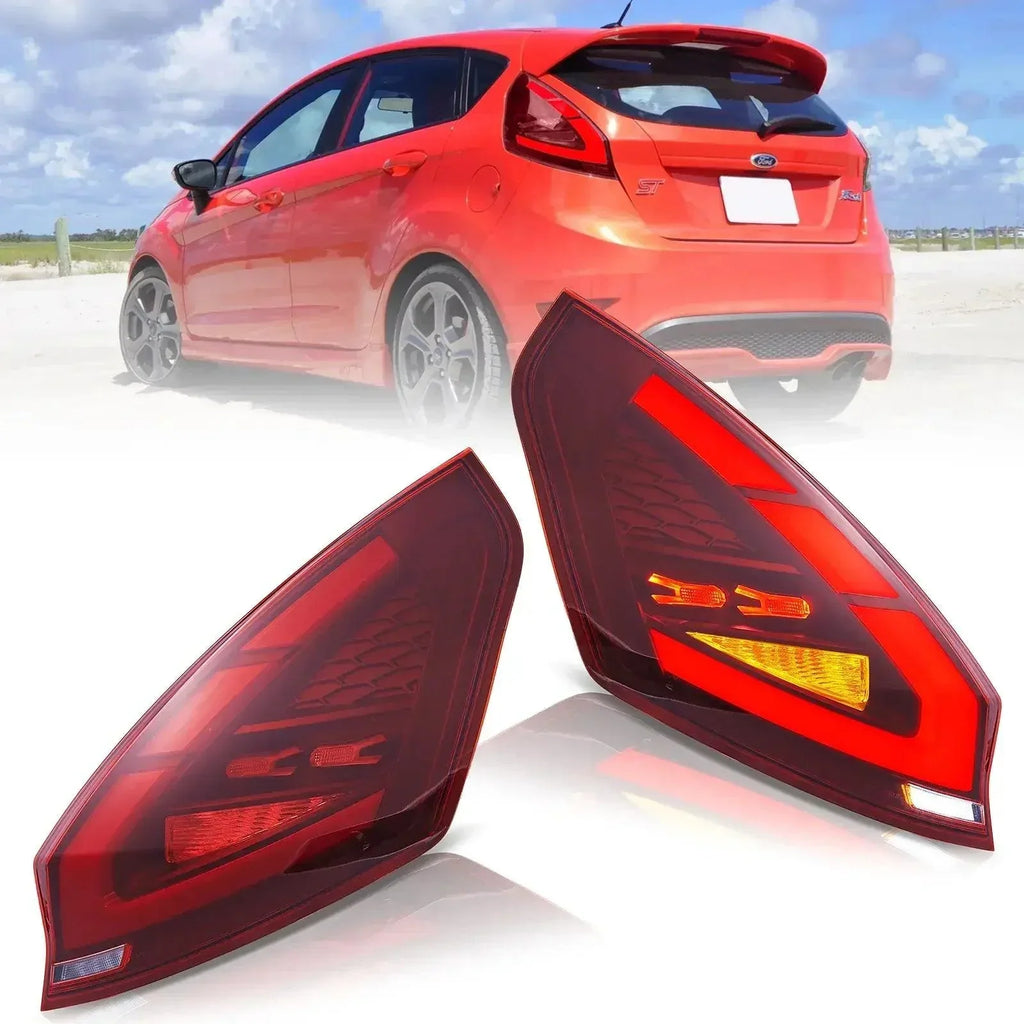 Vland LED Tail Light Assembly for 2009-2017 Ford Fiesta Hatchback