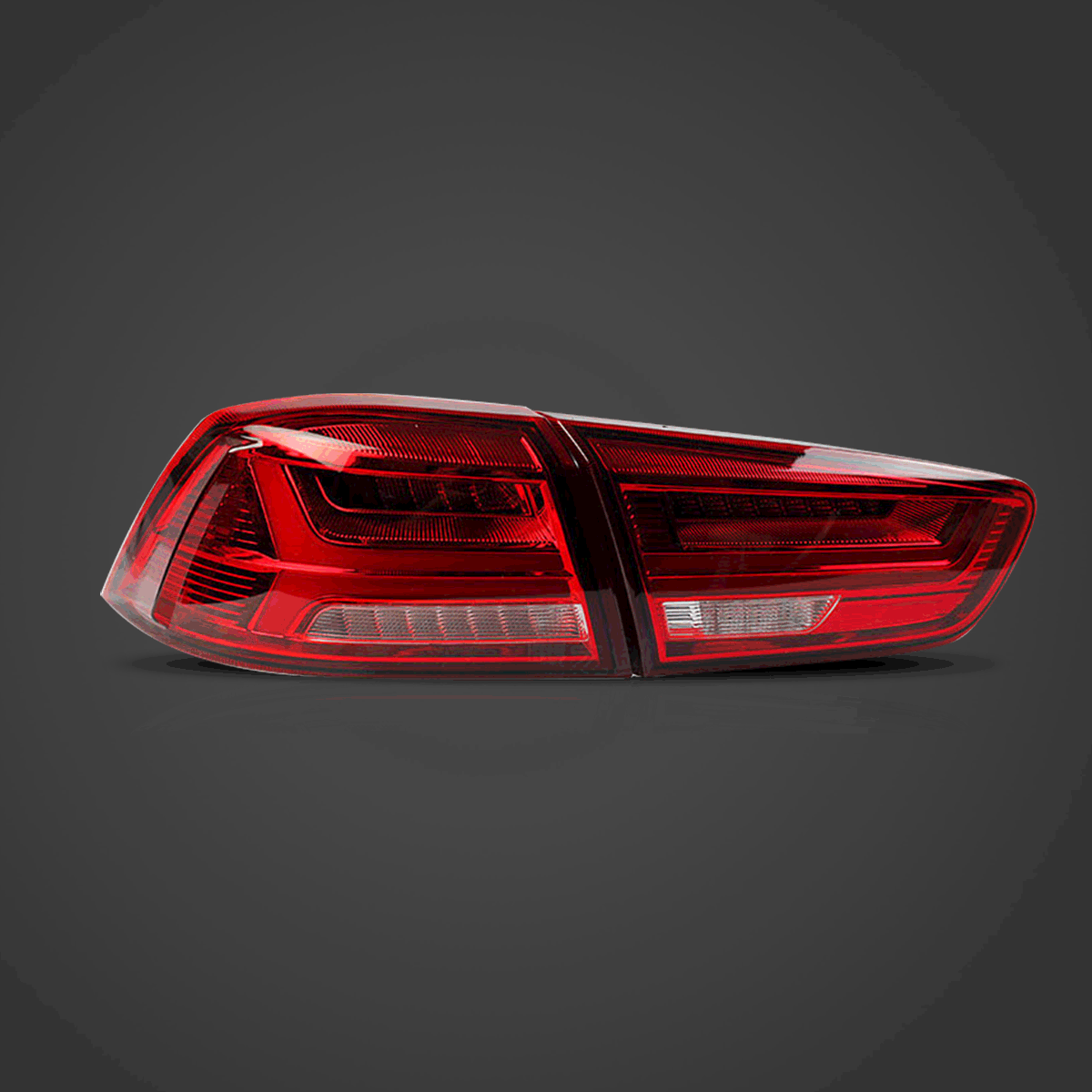 Vland LED Tail Light Assembly for 2008-2017 Mitsubishi Lancer & EVO X
