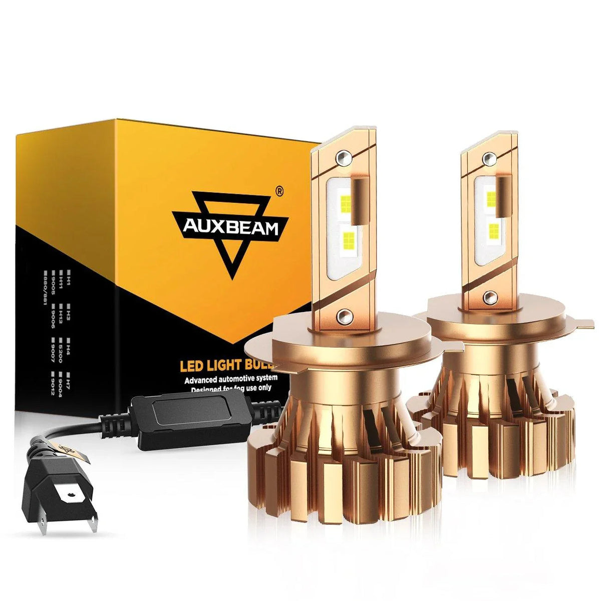 Auxbeam H4/9003 F16PLUS /X60 /Q10 LED Light Bulbs (2 Pcs)