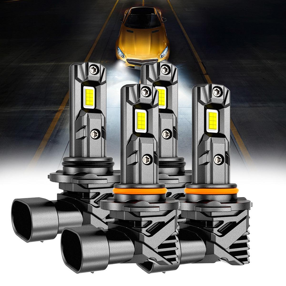 Auxbeam Fanless & Wireless Q15 Series 60W LED Headlight Bulbs/Fog Lights