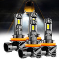 Auxbeam H11+H11 LED Headlight Bulbs/Fog Lights Q15 Series Fanless