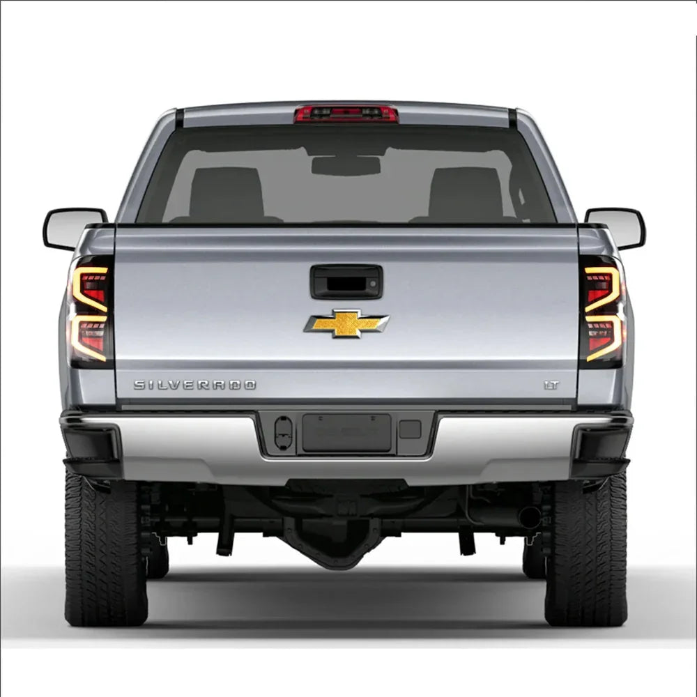 Vland LED Tail Light Assembly for 2014-2018 Chevrolet Silverado