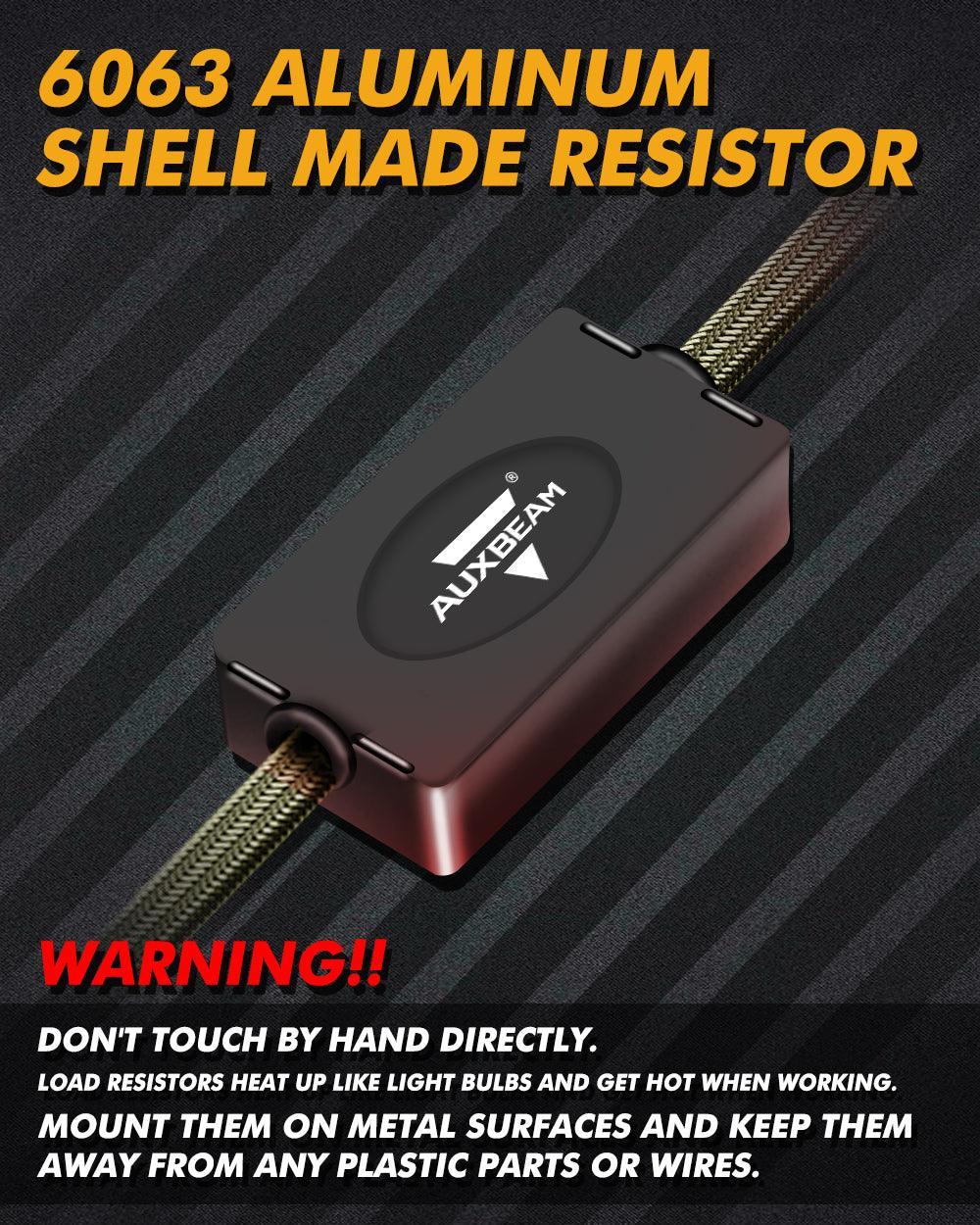 Auxbeam 1157 C8-Model Decoder Anti-Flicker Resistors Decoder Avoid Fast Hyper