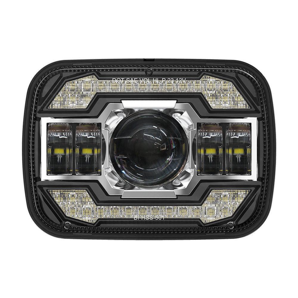 Auxbeam Starlight Flow Series 7x6 Inch Sealed Beam LED Headlights