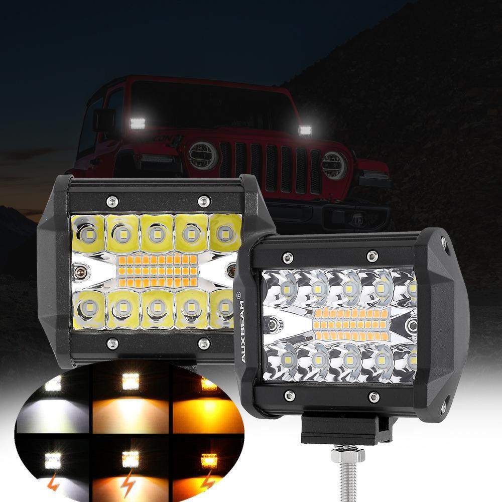 Auxbeam Series 3 Inch/4Inch/7Inch/12Inch/20Inch White&Amber LED Light Bar