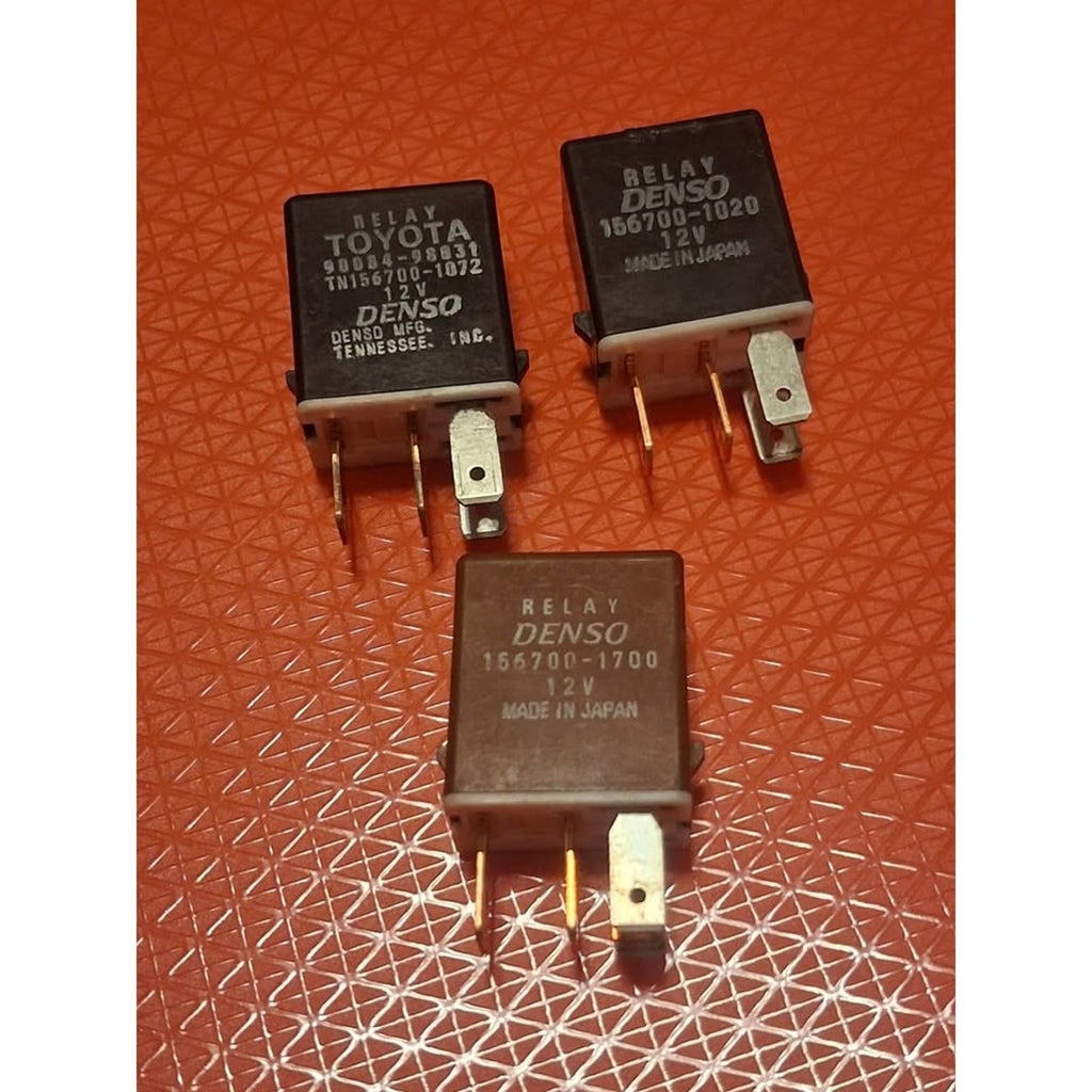 10pc Toyota Lexus OEM Relay Mixed Lot Denso 90987-02027 98987-82028 90987-04003