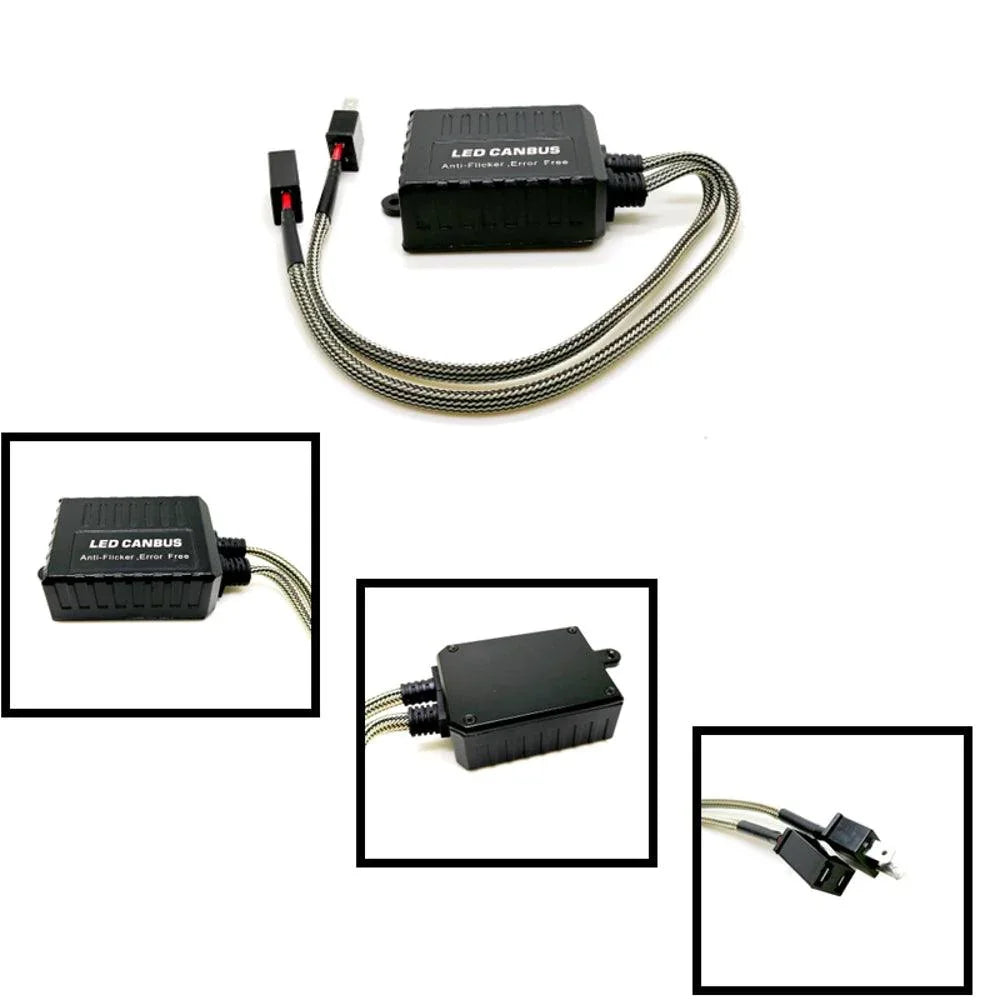 Auxbeam H7 C20-Model Decoder-Pro Enhanced Led Headlight Bulbs Decoder Harness