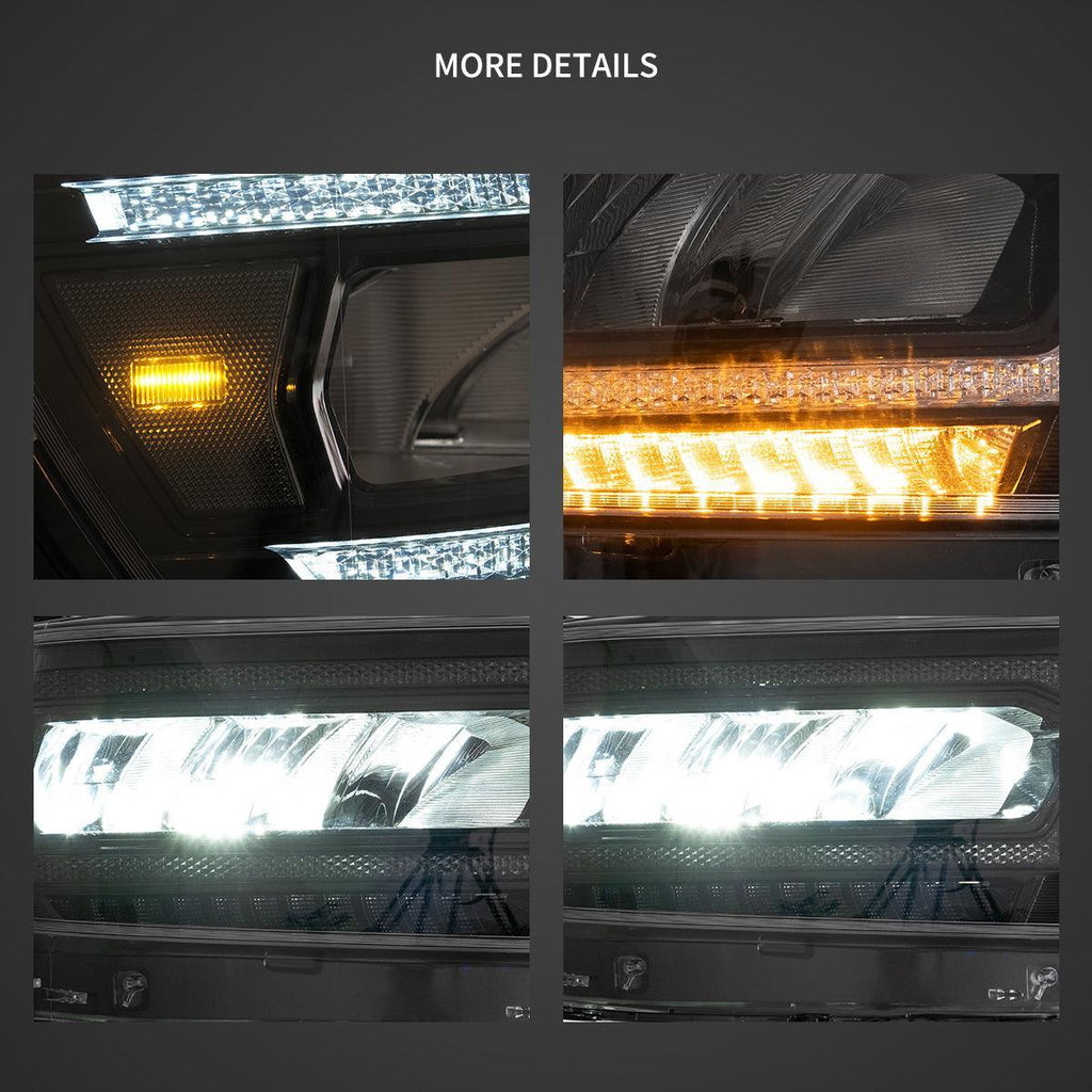 Vland LED Headlight Reflection for 2019-2023 Dodge Ram 1500 5th Gen (DT)
