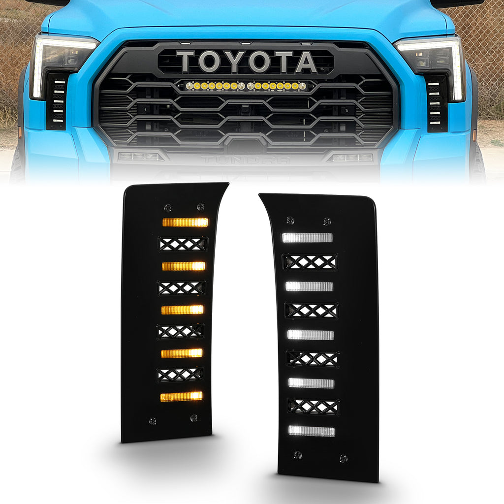 2022-2026 Toyota Tundra FULL LED DRL VENT LIGHTS