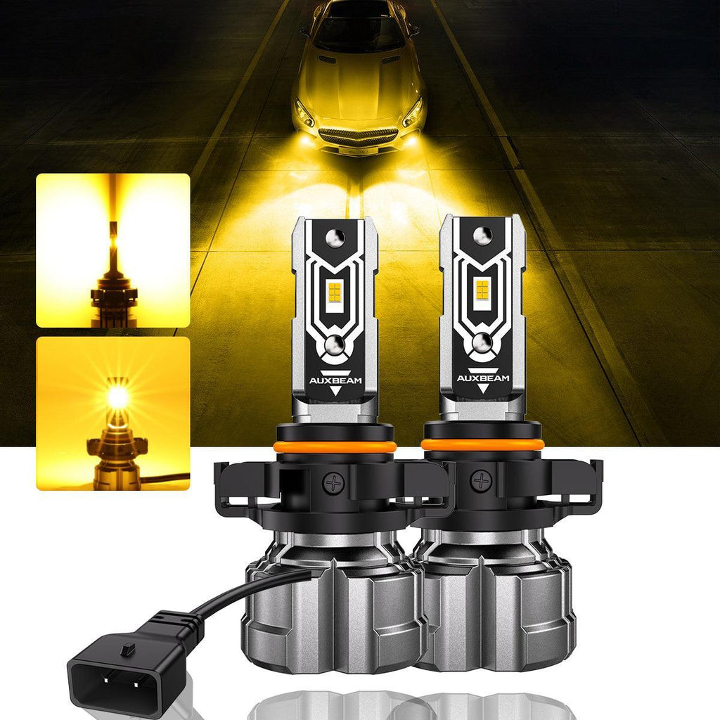 Auxbeam F-16 Plus Series LED High/Low Beam Bulb Bundle for 2007-2014 GMC Yukon