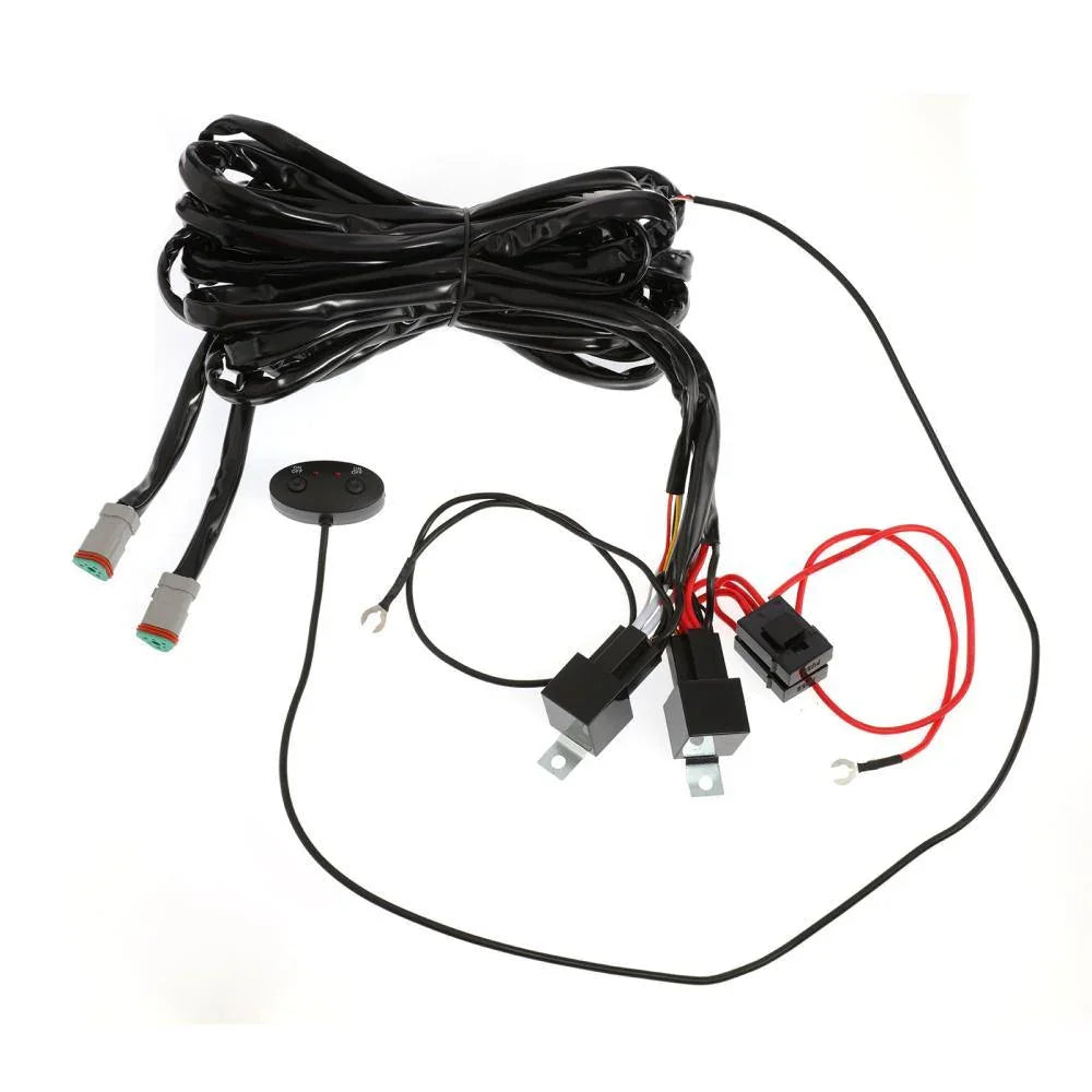 7 Inch 240W Round Offroad LED Driving Lights with DRL+Amber/Black Covers(Optional) for SUV ATV UTV Trucks Pickup Boat