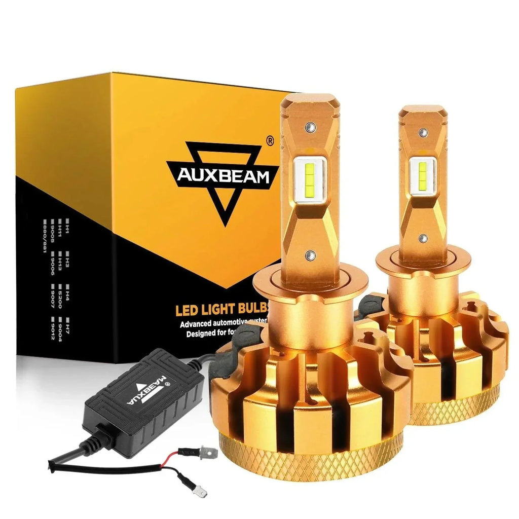 Auxbeam F-16 PLUS Series 70W LED Headlight Bulbs 6000K Cool White