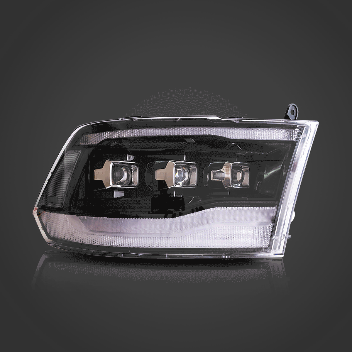 Vland LED Headlight Assembly for 2009-2018 Dodge Ram 4th Gen 1500 2500 3500