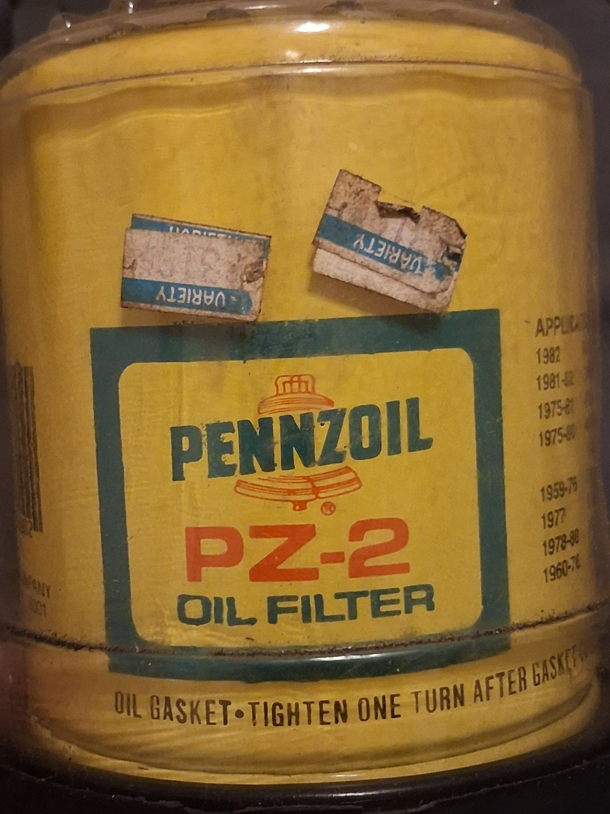 Pennzoil PZ-2 Engine Oil Filter - Cross Ref FRAM PH30 AC PF25 Wix 51069 GM V8