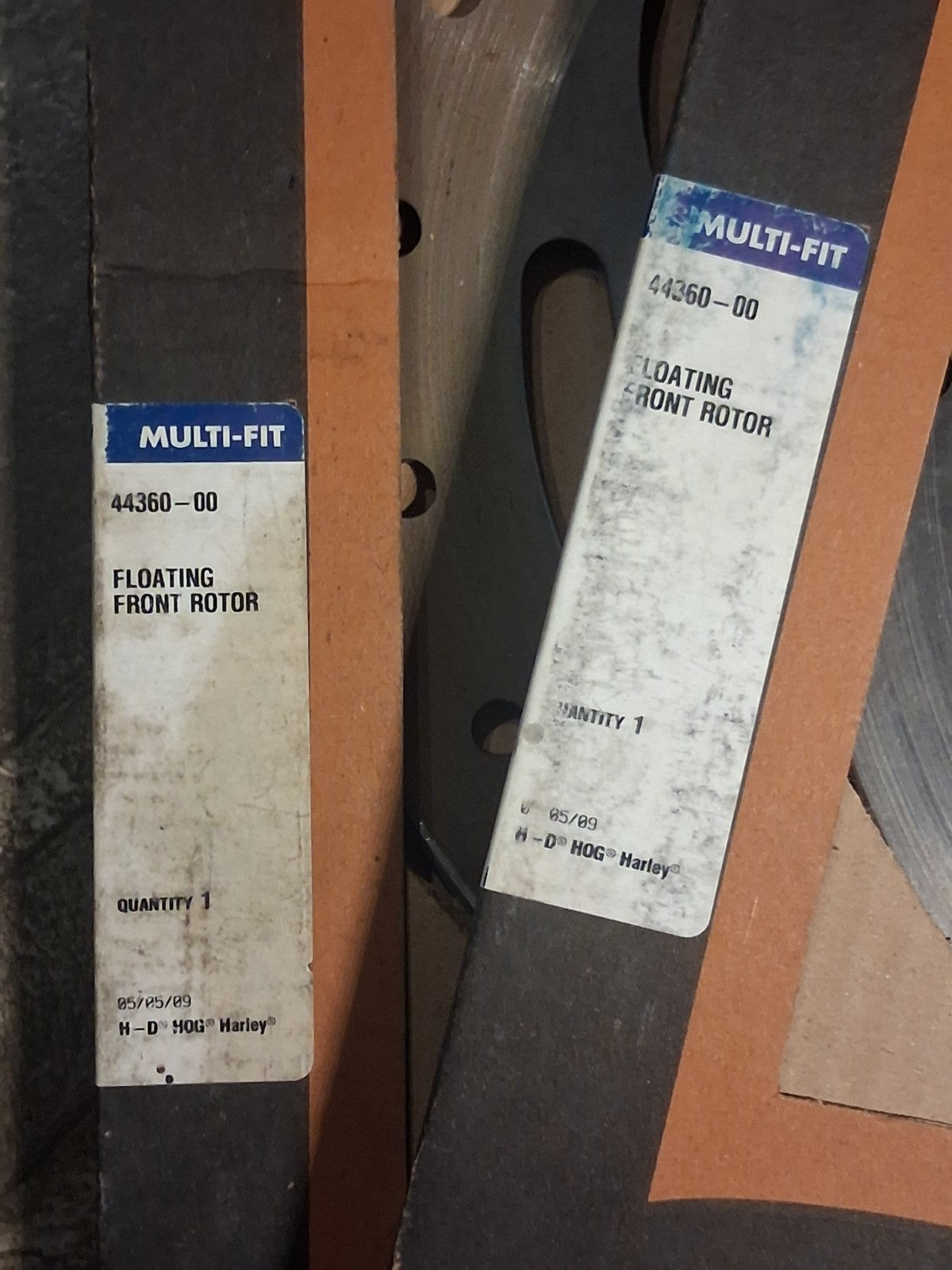Harley-Davidson Floating Front Brake Rotor Disc Pair OEM 44350-00