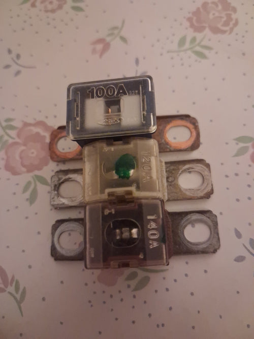 100A 120A 140A MIDI Fuse Bolt-Down Auto Marine High Current Fusible Link 32V