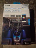 Type S Smart Micro LED Car Interior Lighting Glow Kit App Control 4PC lm55391606