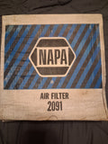 NAPA 2091 Engine Air Filter - Cross Ref FRAM CA176 Wix 42091 Round New in Box