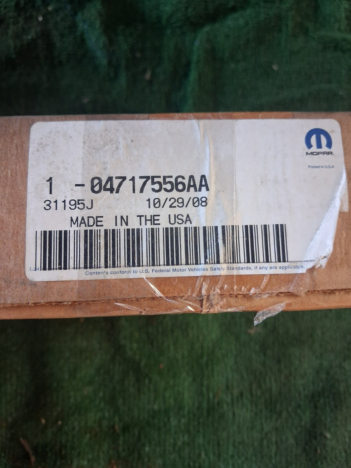 Genuine Mopar Left Side Exterior Chrome Mirror Cap 04717556AA