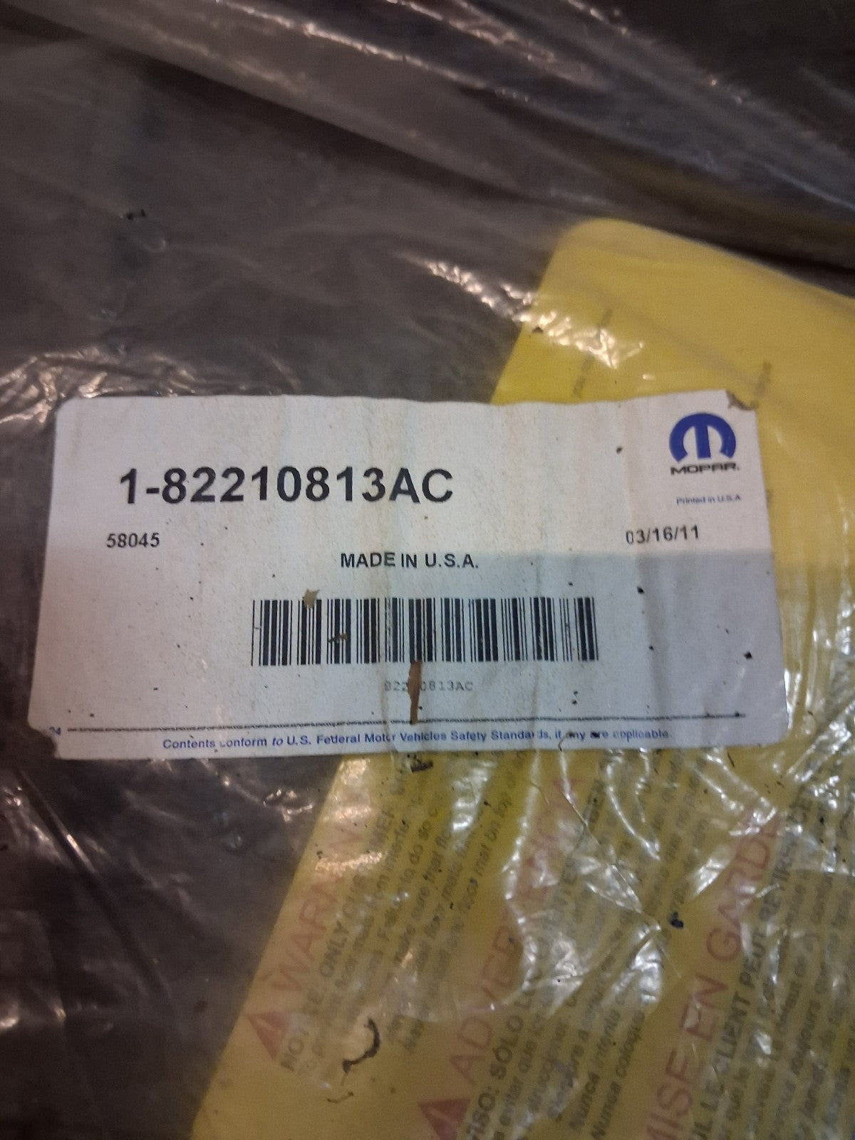 Genuine Mopar Dodge Journey 4pc Carpet Floor Mat Set 82210813AC
