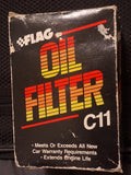 NOS Flag C11 Engine Oil Filter - Cross Ref FRAM PH4360 Wix 51049 GM V8