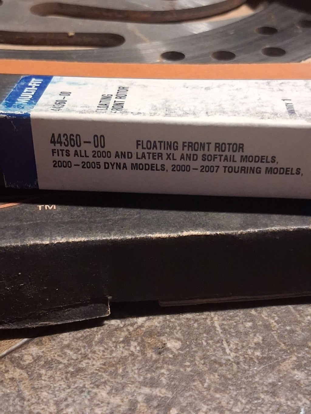 Harley-Davidson Floating Front Brake Rotor Disc Pair OEM 44350-00