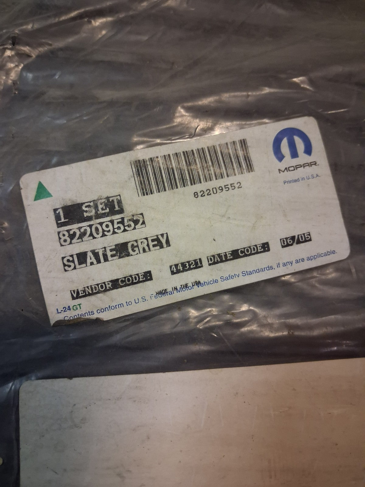 Genuine Mopar Dodge Ram Heavy Duty All-Weather Floor Mats 82209552