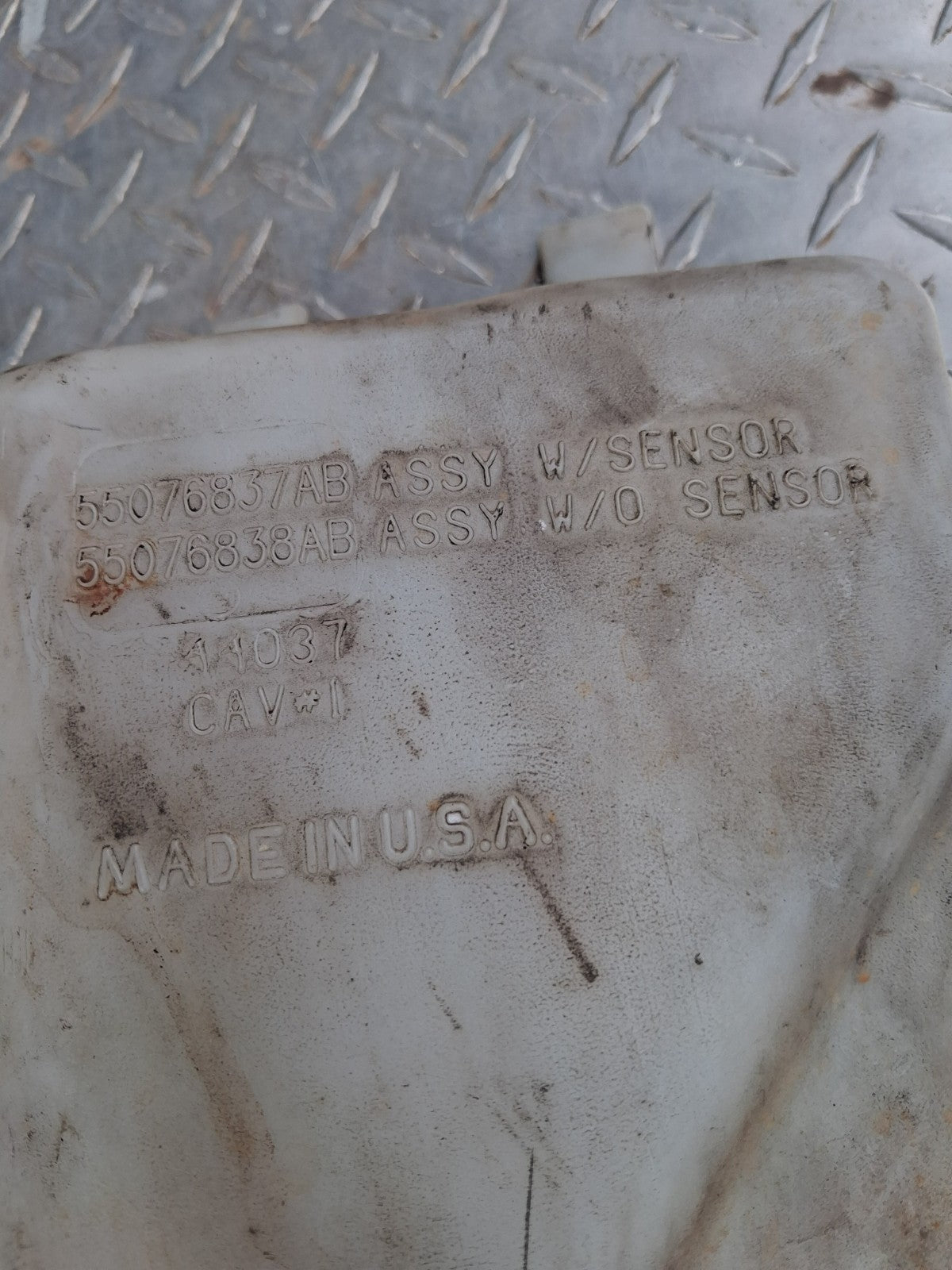 1994-2002 Dodge Ram 1500 2500 Washer Fluid Reservoir Tank Bottle OEM 55076837AB
