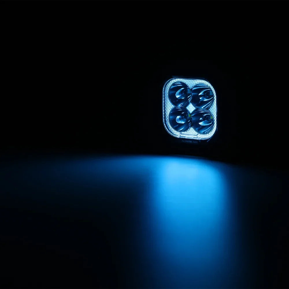 Color Play Series 3 Inch 116W RGB LED Pod Lights Off Road Lights With 8 Backlight Options
