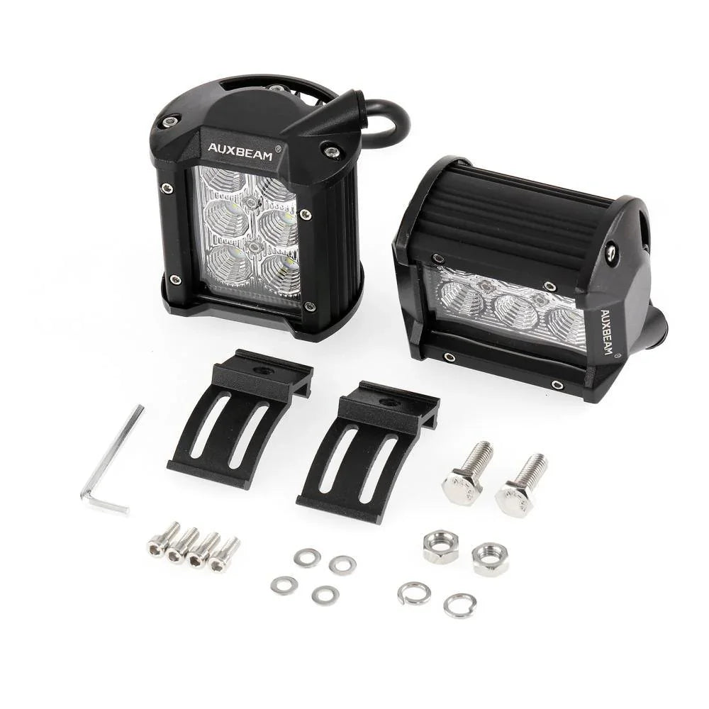 Auxbeam 4" Classic-SM Series Dual Row LED Pod Light 6000K White Spot/Flood