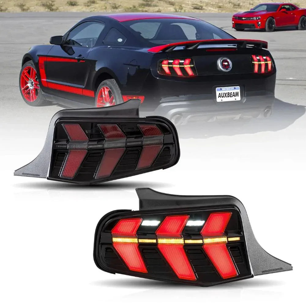 Vland LED Tail Lights Assembly for 2010-2012 Ford Mustang 5th Gen (S-197 II)