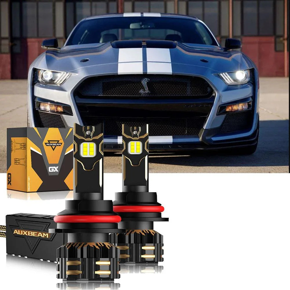 Auxbeam LED Headlight Bulbs for 2000 Ford Mustang (BASE/GT/SVT COBRA R) 9007