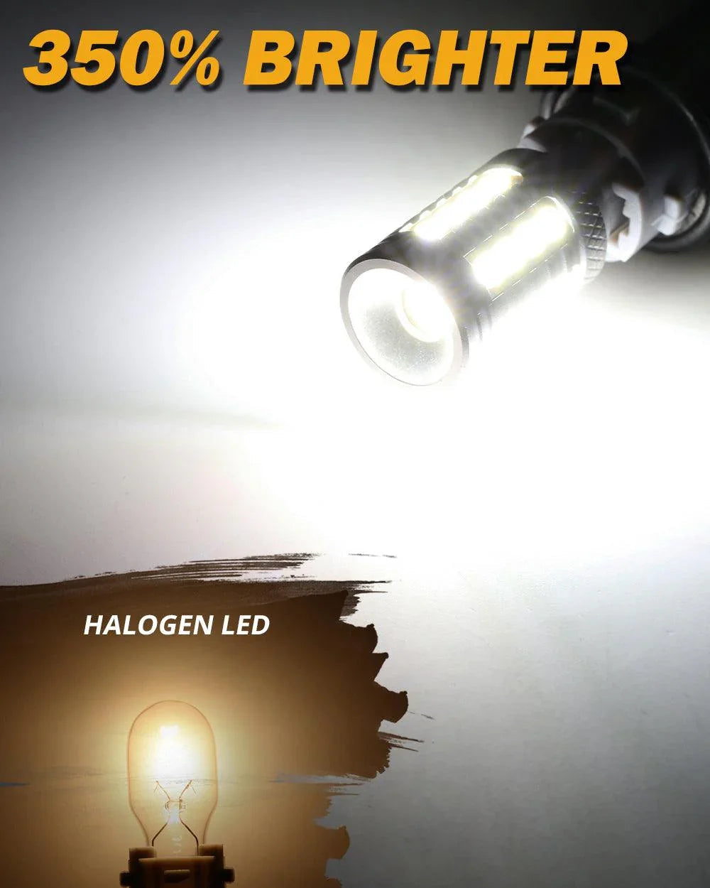 Auxbeam 912 921 T15 W16W LED Reverse Back-up Light Bulbs 20W 6500K White B3