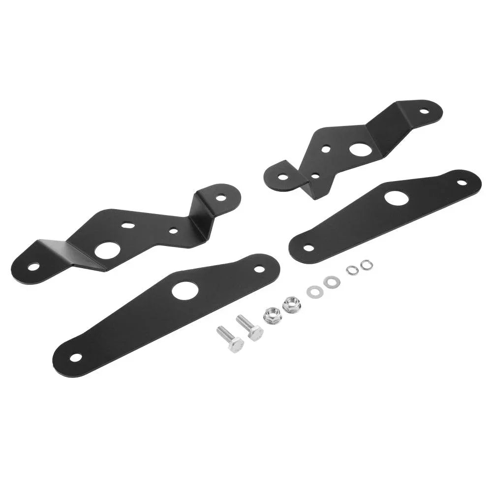 5 Inch 110W White/Amber LED Driving Lights Pods Light with A-Pillar Mounting Bracket For Ford Bronco 2/4 Door 2021 2022
