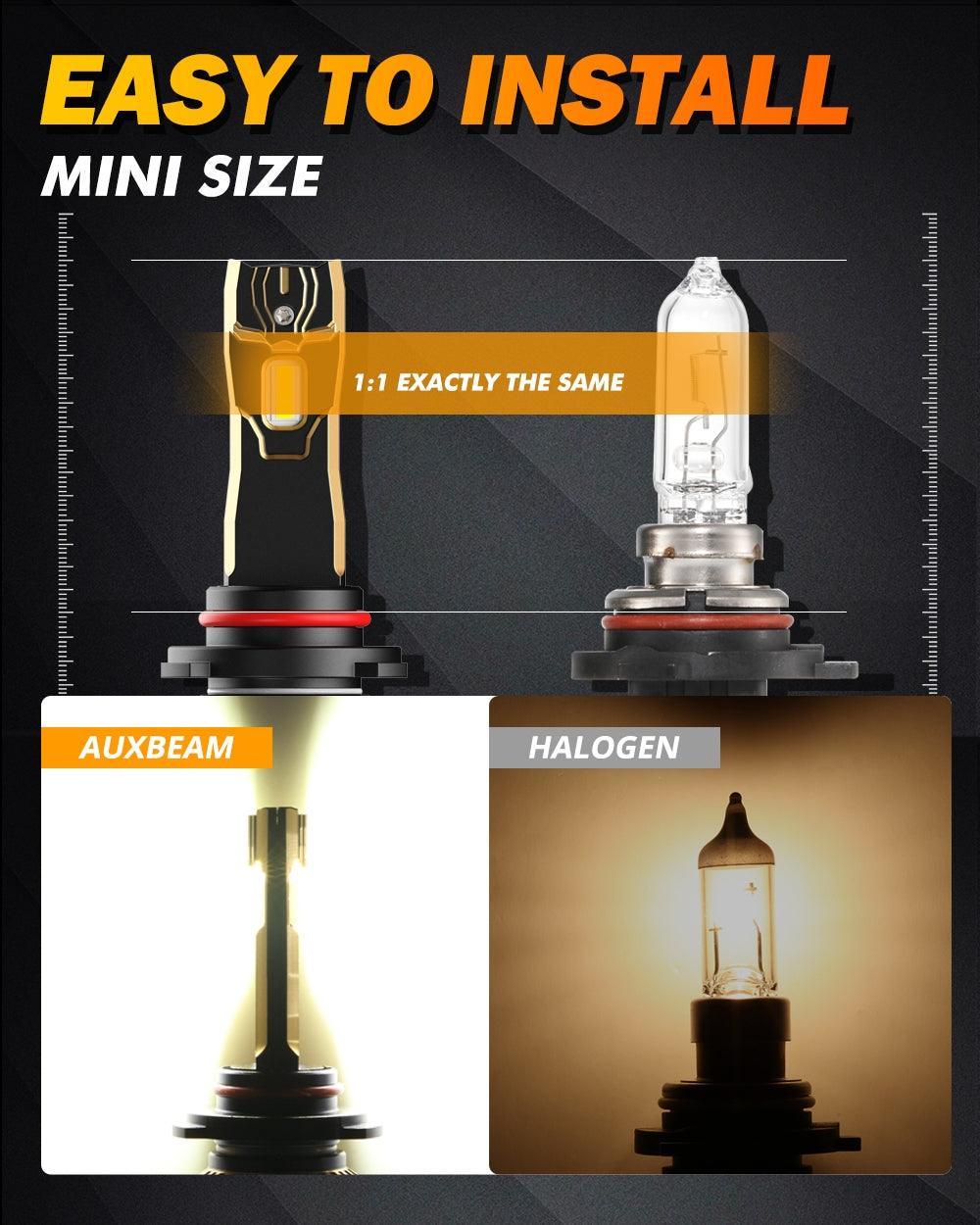 Auxbeam LED Headlight Bulbs Bundle for 2010-2020 Toyota 4Runner 9005 H11