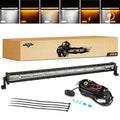 Auxbeam Series 42 Inch White&Amber Straight Off Road Led Light Bar