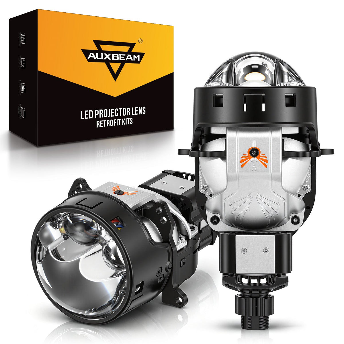 Auxbeam 3 Inch Bi-LED Projector Headlight