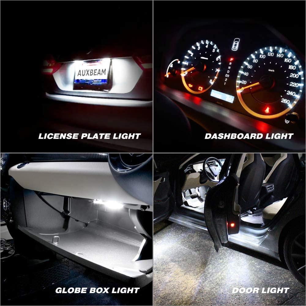 Auxbeam LED Festoon Canbus For Interior Dome Map License Plate Bulbs