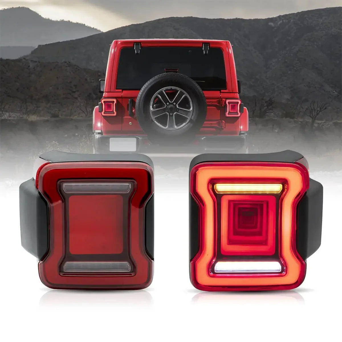 Vland LED Tail Light for 2018-2022 Jeep Wrangler 4th Gen (JL)