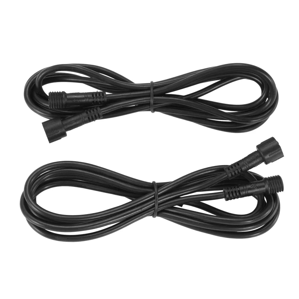 Auxbeam 2Pcs 1.2M Vibrant Series RGB Rock Light Extension Wire Cable