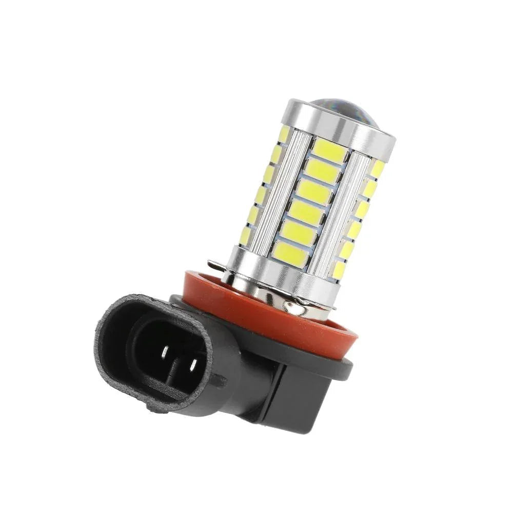 Auxbeam H11 H9 H8 H16JP LED Fog Light/DRL Bulbs 50W 6500K White 33LED Series 2