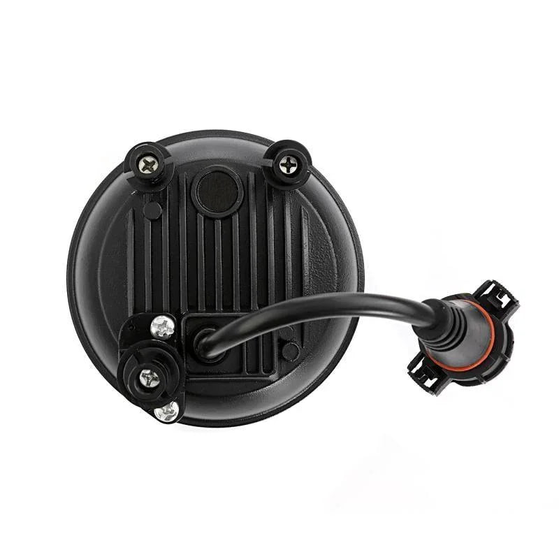 Auxbeam 24W Round Black LED Fog Lights 5202 for GMC Acadia 2007-2012