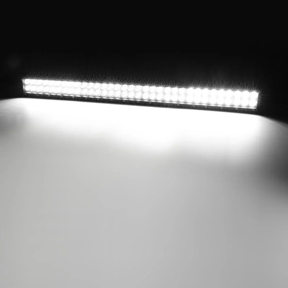 Auxbeam 32 inch Classic-SM Series Dual Row LED Light Bar 6000K White Combo