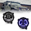 Vland Full LED Dual Beam Projector Headlight Assembly With Blue Breath Light