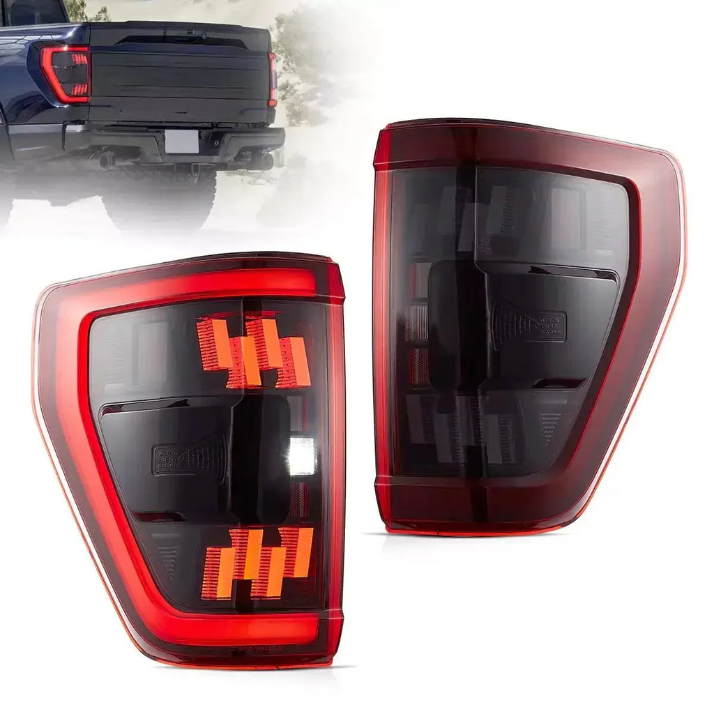 Vland LED Tail Light Assemly with Full LED for 2021-2023 Ford F150