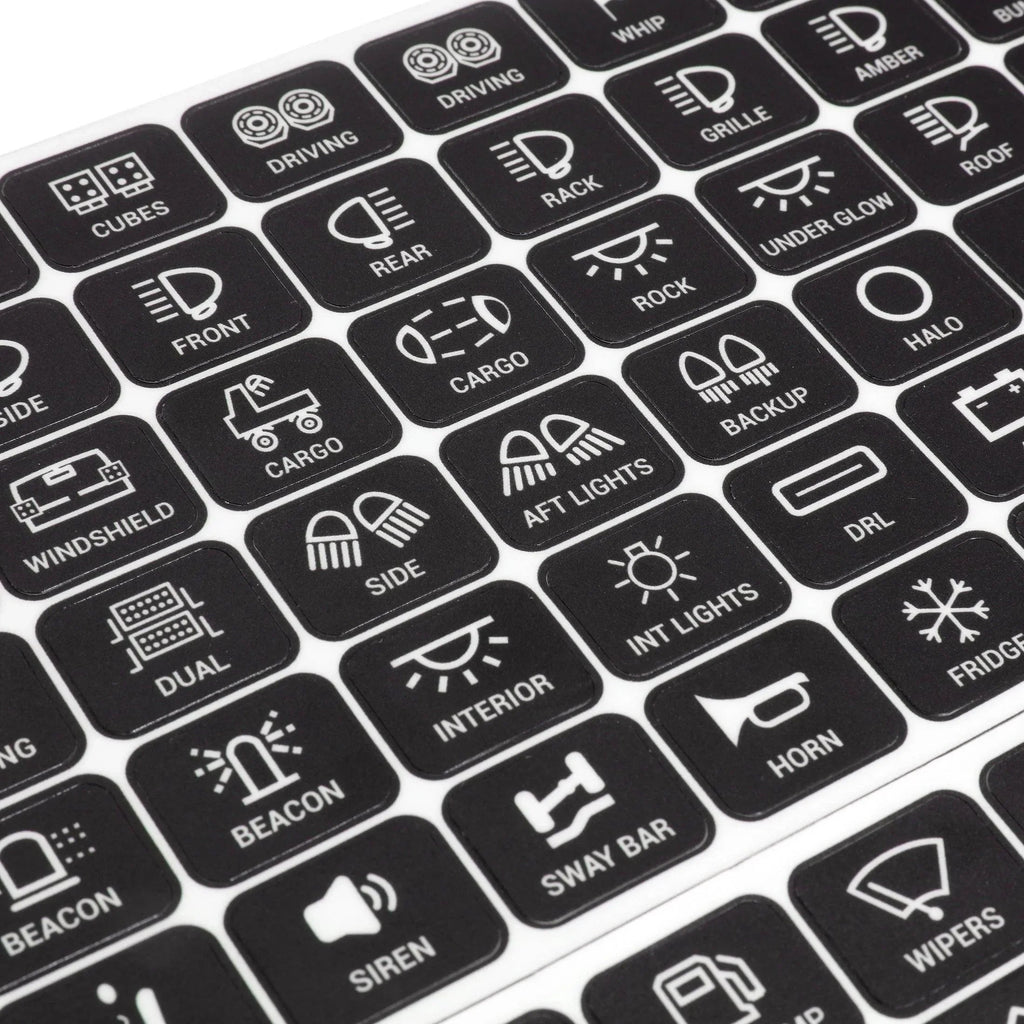 120 Universal Stickers for AC-1200/AR-600/RA80 XL/RB80 XL Switch Panel
