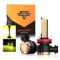 Auxbeam H11 H9 H8 H16JP LED FOG Light/DRL Bulbs 44W 3000K Golden Yellow Z3