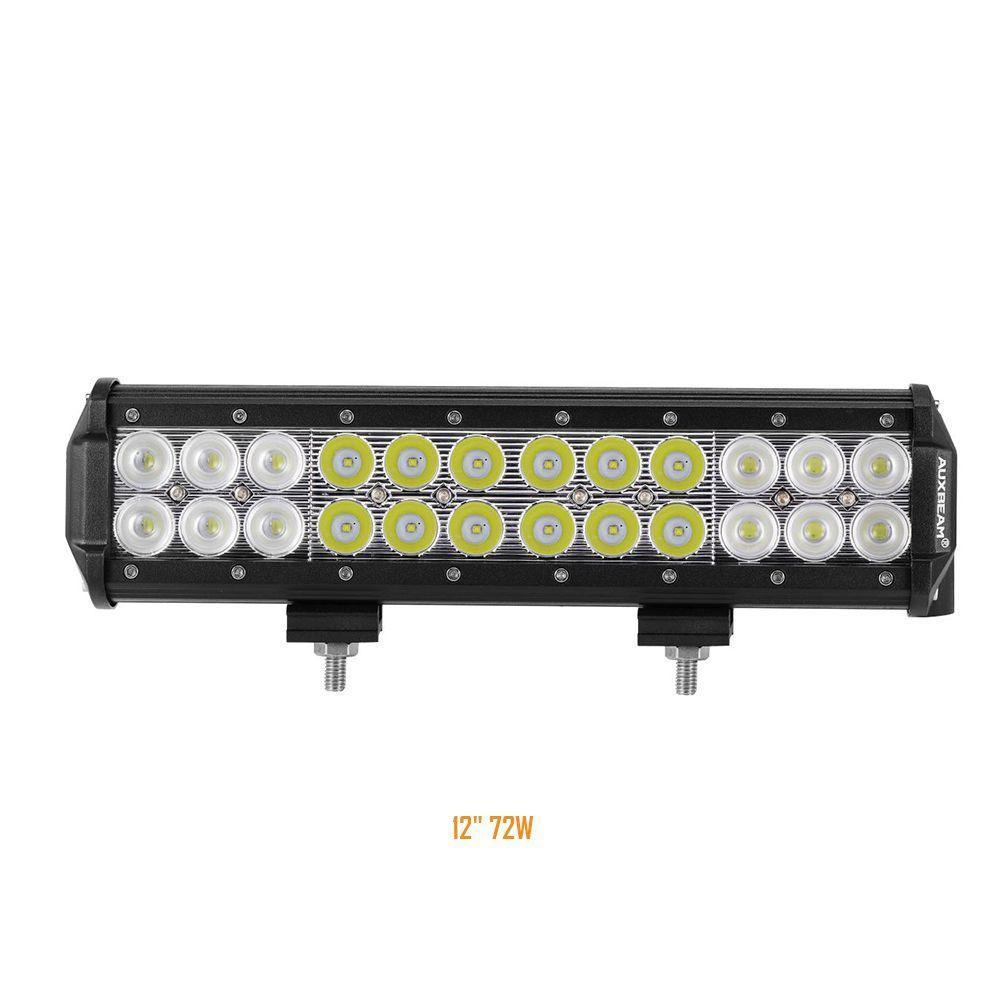 Auxbeam 12 inch Classic-SM Series Dual Row LED Light Bar 6000K White Combo